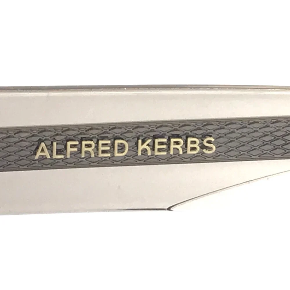 Alfred Kerbs Sunglasses CARI GY Gray Square Frames w/ Gray Pink Gradient Lenses